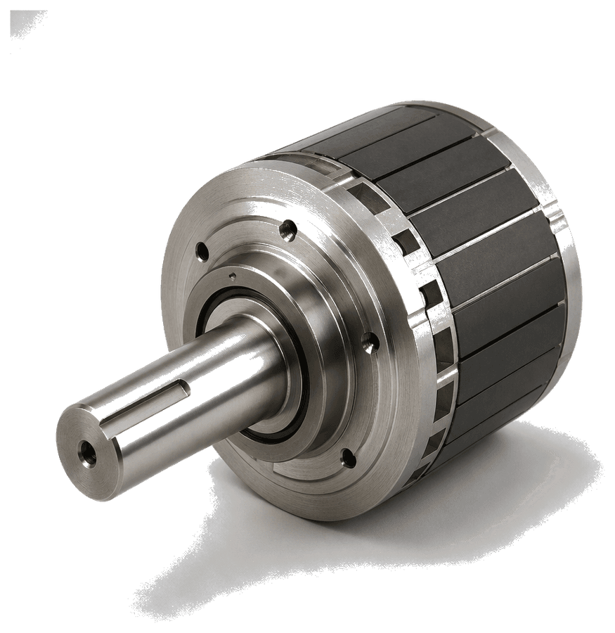 PMSM gearless rotor assembly